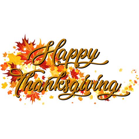happy thanksgiving logo png
